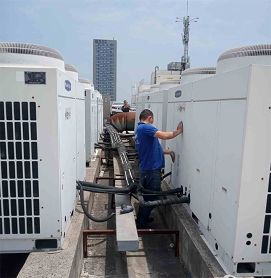 三河中央空调制热和不制冷系统维修方法